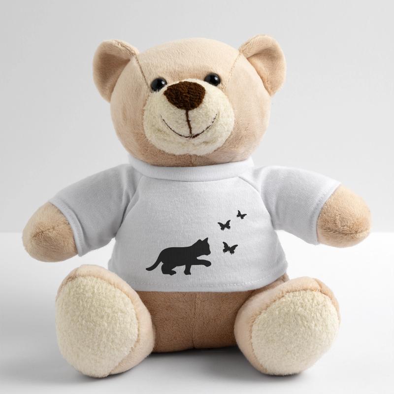 Cat Butterfly Teddy Bear