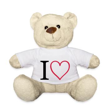 herz i heart - Teddy - Weiß - Vorne