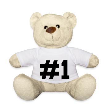 1 - Nounours - blanc - Devant
