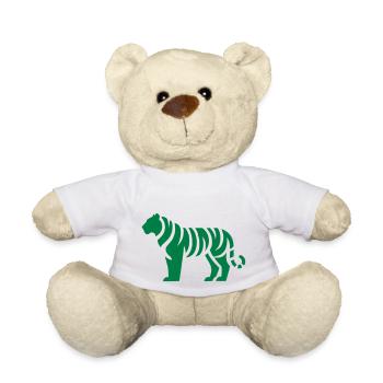 tiger silhouette - Teddy - Weiß - Vorne