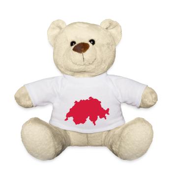 Schweiz - Teddy - Weiß - Vorne