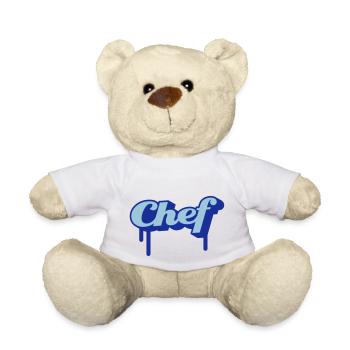 chef - Teddy Bear - white - Front