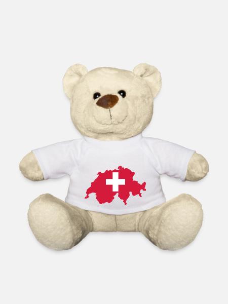 Schweiz - Teddy - Weiß