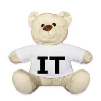 Nerdy Design "IT" - Teddy - Weiß - Vorne
