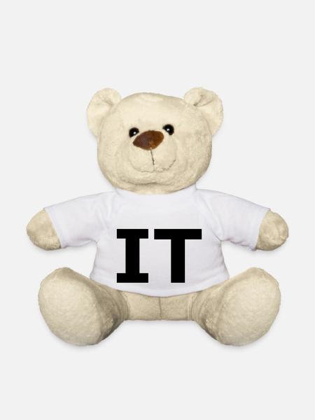 Nerdy Design "IT" - Teddy - Weiß