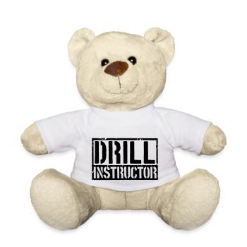 Drill Instructor Schild - Teddy - Weiß - Vorne