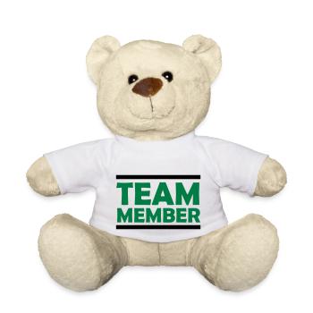 Team Member - Teddy Bear - white - Front