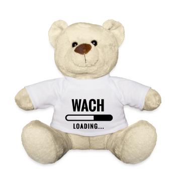 wach loading Morgenmuffel Status Kaffee - Teddy - Weiß - Vorne