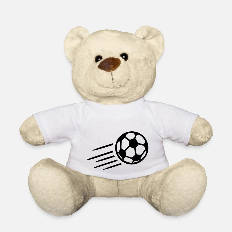 Fußball - Teddy - Weiß