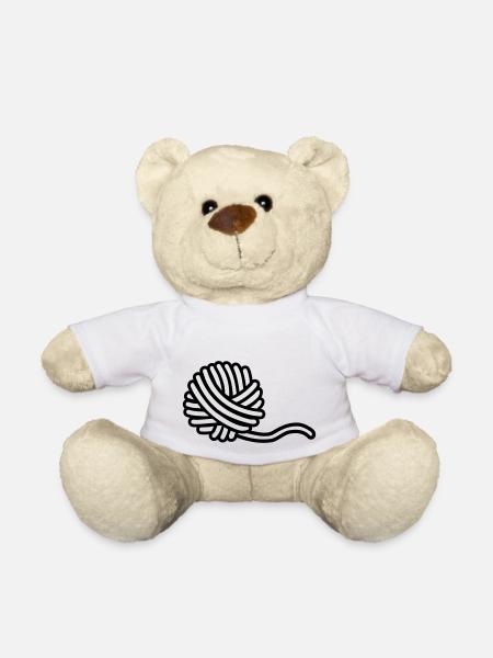 Wolle - Teddy - Weiß