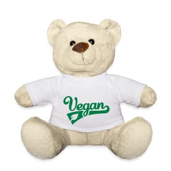 Vegan - Nounours - blanc - Devant