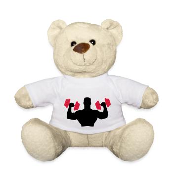 Muscle Man Training - Nounours - blanc - Devant