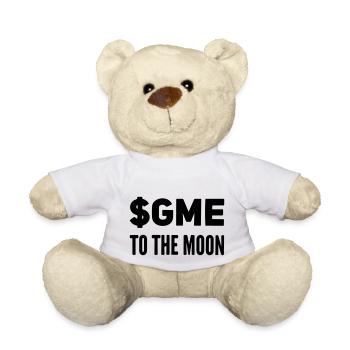 Partage de GME WallStreetBets - Nounours - blanc - Devant