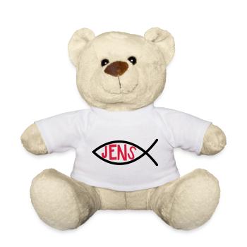 Jens Ichthys4m3 Namen Vornamen christliche - Teddy - Weiß - Vorne