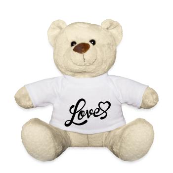 love - Teddy - Weiß - Vorne