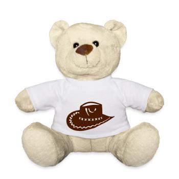 chapeau cowboy 2 - Nounours - blanc - Devant