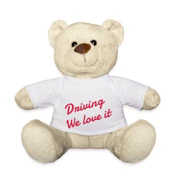 Fahrer Fahren Sport Auto Spieler - Teddy - Weiß - Vorne