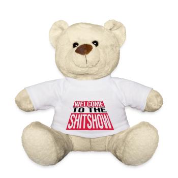 Welcome Shitshow Crazy - Teddy - Weiß - Vorne
