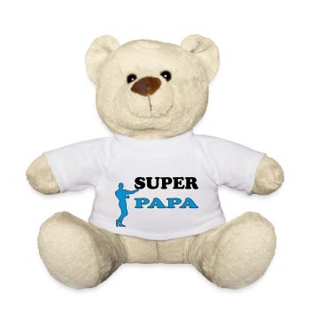 PAPA - Nounours - blanc - Devant