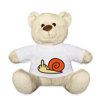 fuck_off_snail - Teddy - Weiß - Vorne