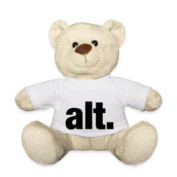 alt - geburtstag - Teddy - Weiß - Vorne