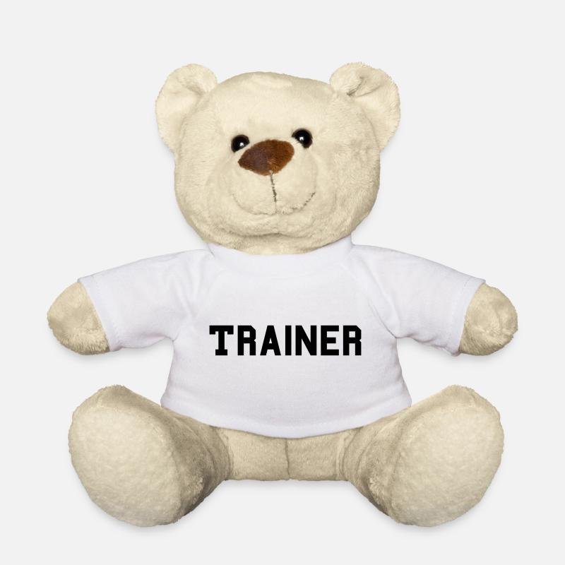 Trainer Schriftzug - Teddy - Weiß