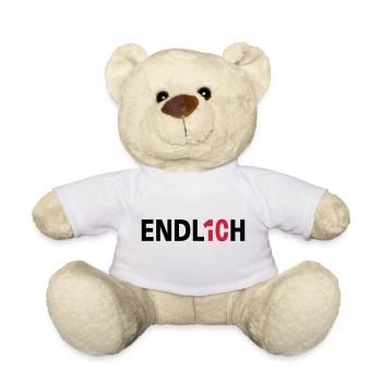Endlich 10 Zehnter Geburtstag - Teddy - Weiß - Vorne