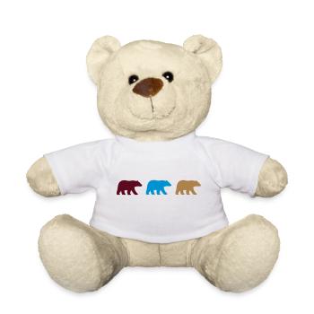 drei Bären - Teddy - Weiß - Vorne