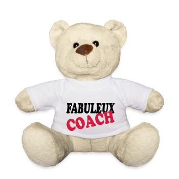 FABULEUX COACH - Nounours - blanc - Devant