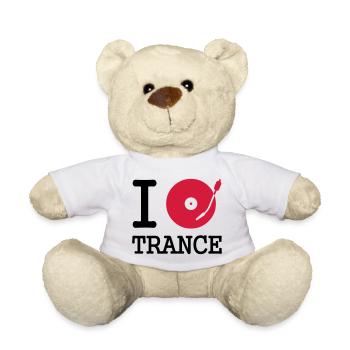 I dj / play / listen to trance - Teddy - Weiß - Vorne