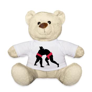 Sumo - Teddy Bear - white - Front