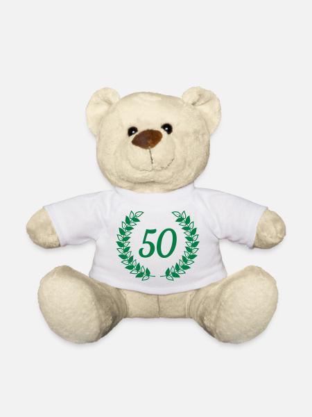 Kranz Geburtstag - Teddy - Weiß