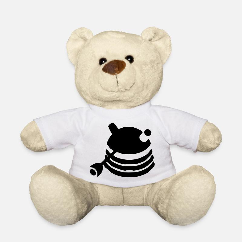 Dalek - Teddy Bear - white