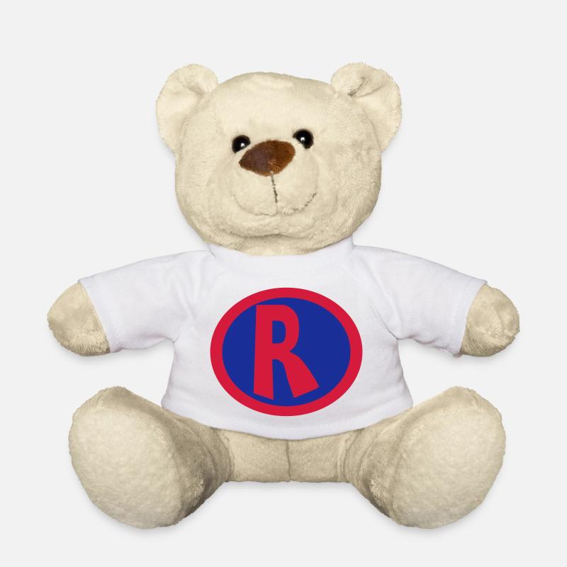 Super, Superheld, Superheldin, Hero, R - Teddy Bear - white
