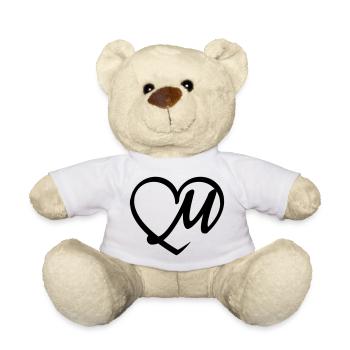 Lettre d'amour M. - Nounours - blanc - Devant