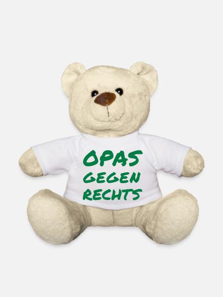 Opas gegen Rechts - Teddy - Weiß