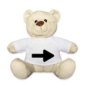 flèche - Nounours - blanc - Devant