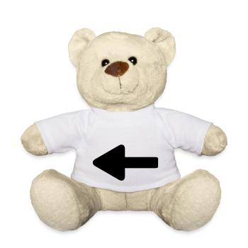 flèche - Nounours - blanc - Devant