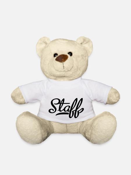 Staff - Teddy Bear - white