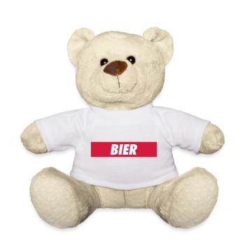 Bier - Teddy - Weiß - Vorne