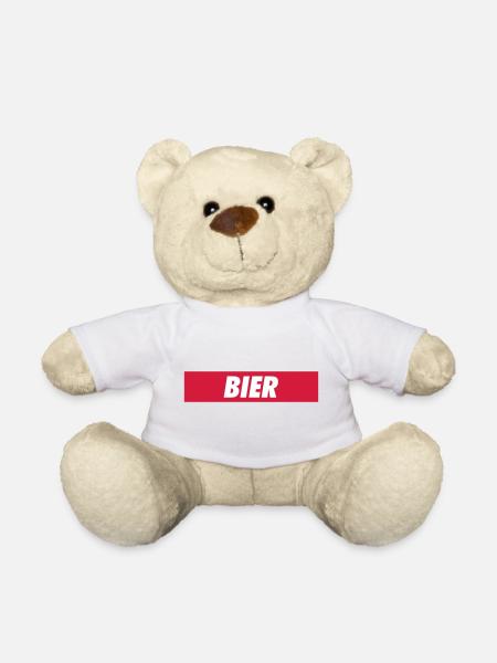 Bier - Teddy - Weiß