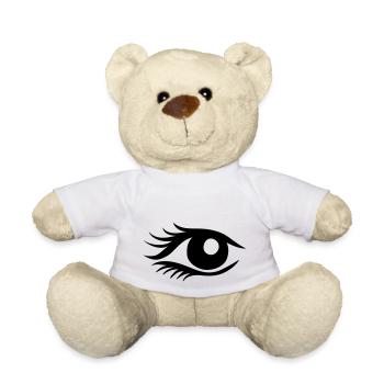 œil - Nounours - blanc - Devant