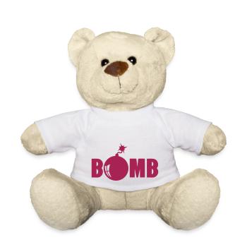 bomb word - Teddy Bear - white - Front