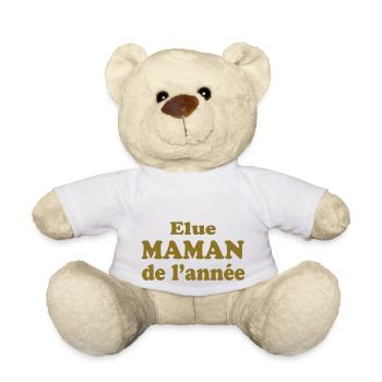 Zur Mutter des Jahres gewählt - Teddy - Weiß - Vorne