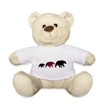 Bear Family - Teddy Bear - white - Front