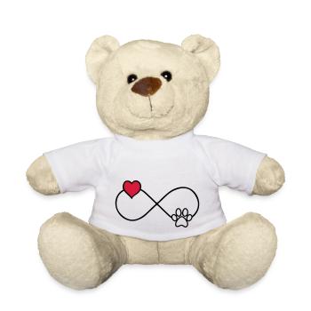 hundepfote love forever - Teddy - Weiß - Vorne