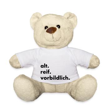 alt. reif. vorbildlich. - Teddy - Weiß - Vorne