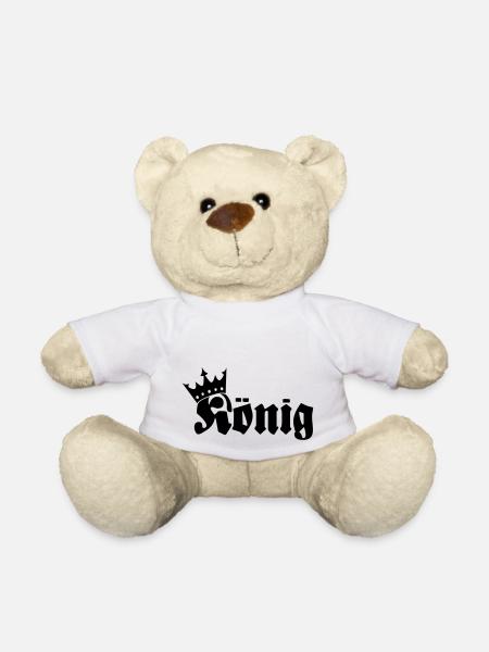 König - Teddy - Weiß