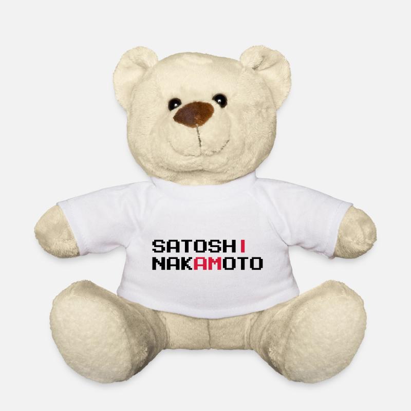 Ich bin Satoshi Nakamoto - Teddy - Weiß