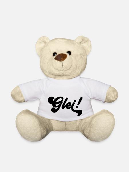 Glei – bayerischer Zeitbegriff und Lebensart - Teddy - Weiß